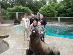 Le 12 août, merveilleux accueil de Marie Elina au zoo d’Amnéville