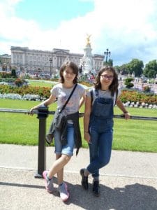 Du 31 juillet au 4 août, Julie découvre Londres avec sa famille