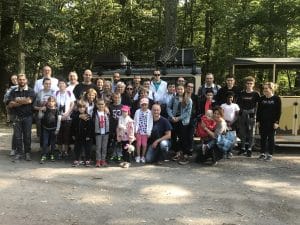 Les 1er et 2 septembre, 10 enfants et leurs familles séjournent au Parc Sainte Croix