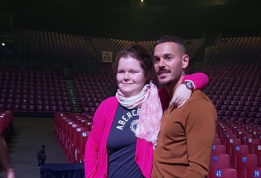 Le 7 décembre 2019, magnifique rencontre avec Matt Pokora