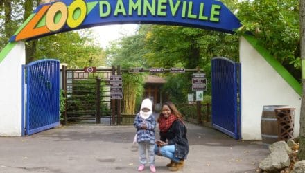 Le 7 octobre, Adelaïde passe une magnifique journée au zoo d’Amnéville